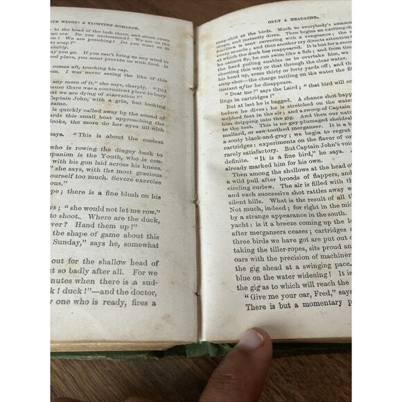 White Wings. A Yachting Romance by William Black/1stEd/1881 - Picture 12 of 13